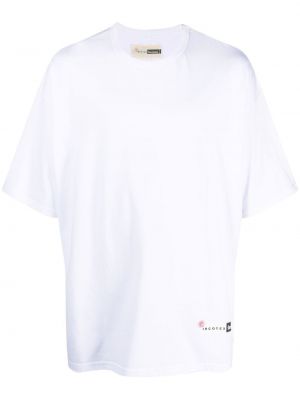 T-shirt à imprimé Incotex blanc