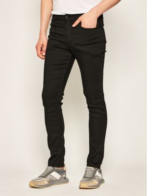 Skinny fit traperice Calvin Klein Jeans crna