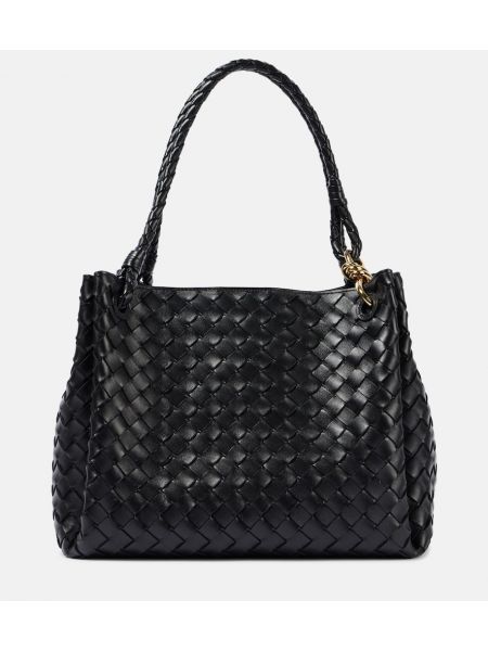 Læder store poser Bottega Veneta sort