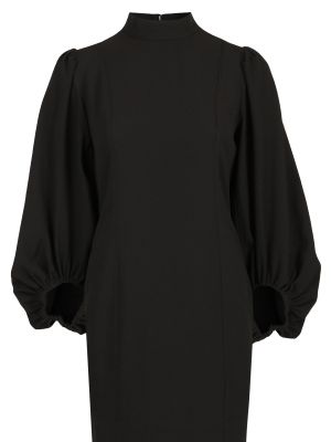 Черное коктейльное платье Ganni