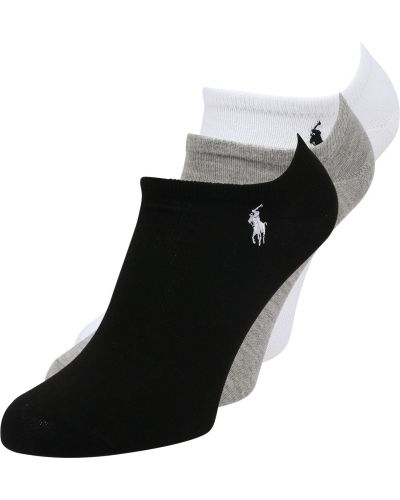 Меланжирани чорапи Polo Ralph Lauren бяло