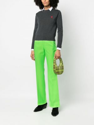 Sirged püksid Ami Paris roheline