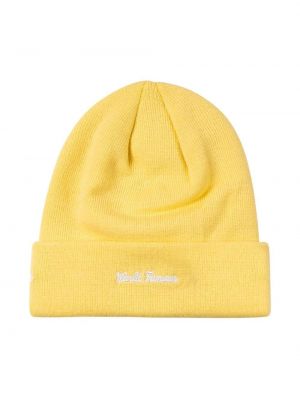 Żółta czapka Supreme