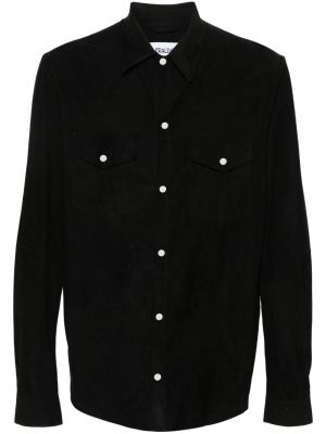 Zomšinė marškiniai Eraldo juoda
