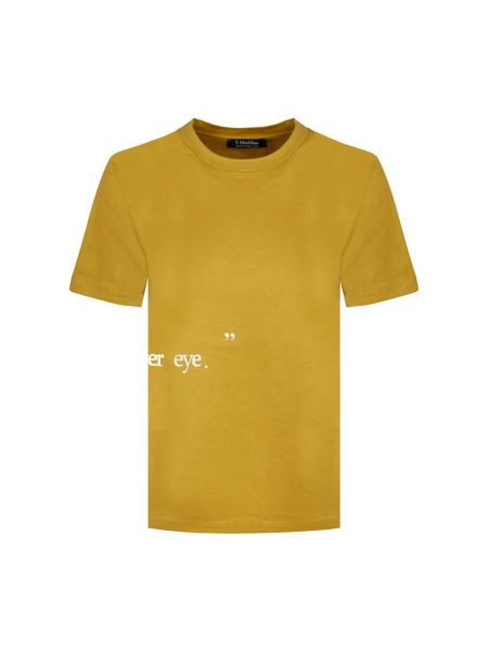 T-shirt mit print Max Mara gelb