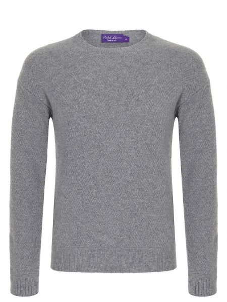 Серый кашемировый свитер Ralph Lauren