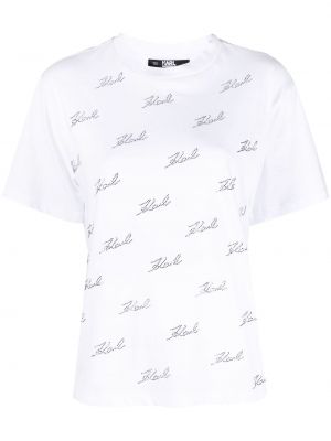 T-shirt Karl Lagerfeld bianco