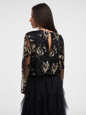 Блуза с пайети Orsay черно