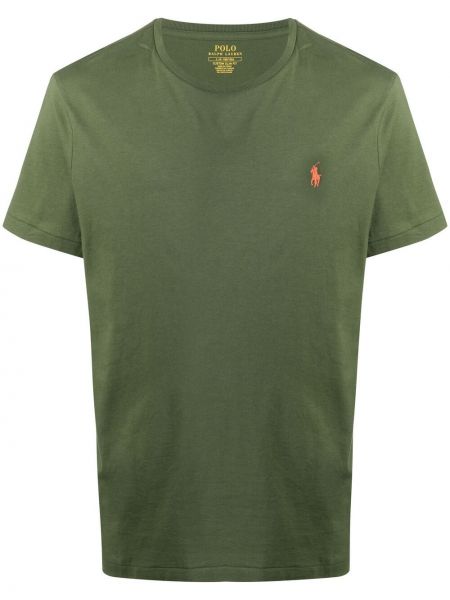 Camiseta con bordado Polo Ralph Lauren verde