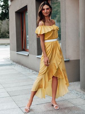 Sukienka Edoti, żółty