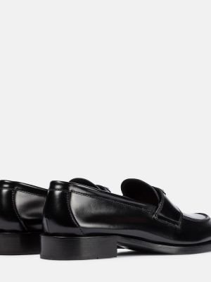 Pantofi loafer din piele Prada negru