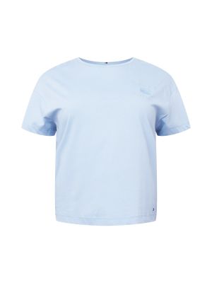 Тениска Tommy Hilfiger Curve синьо