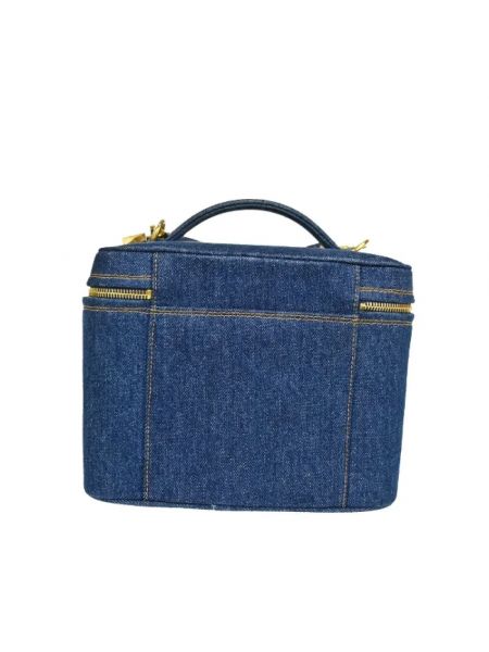 Bolsa de hombro retro Chanel Vintage azul