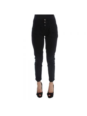 Jeans skinny slim en coton Costume National noir