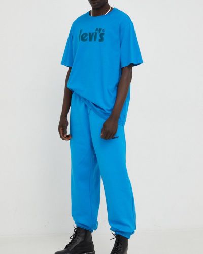 Pamučna majica Levi's® plava