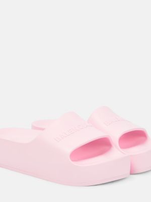 Sandále na platforme Balenciaga - Ružová