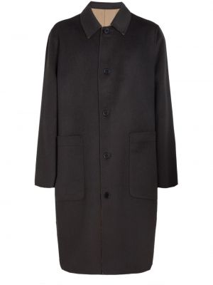 Oboustranný kabát Karl Lagerfeld hnědý