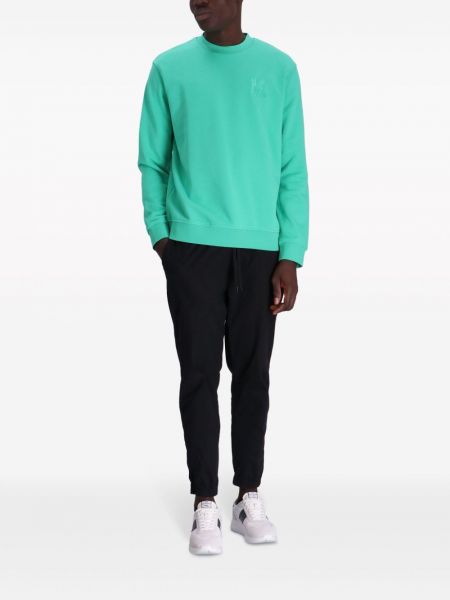 Raštuotas džemperis Karl Lagerfeld žalia