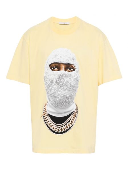 T-shirt en coton à imprimé Ih Nom Uh Nit jaune