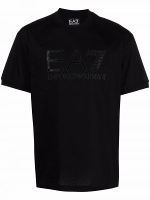 T-skjorte Ea7 Emporio Armani svart