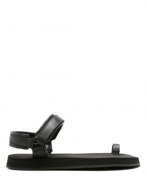 Kožené sandále Osklen čierna
