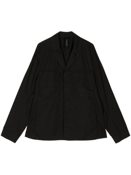 Pamučna lanena jakna Transit crna