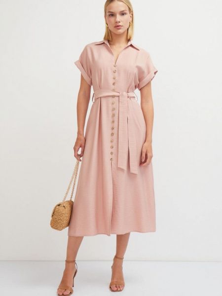 Платье-рубашка Vittoria Vicci розовое