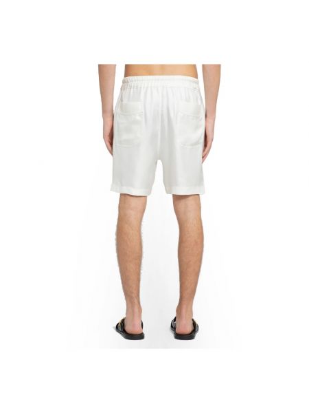 Pantalones cortos de seda Tom Ford blanco