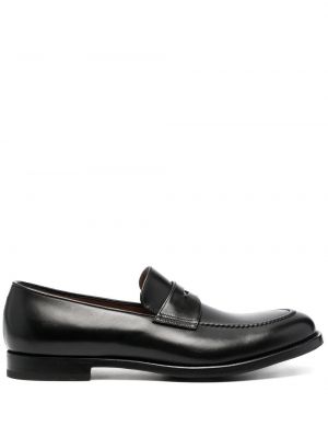 Skinn loafers Fratelli Rossetti svart