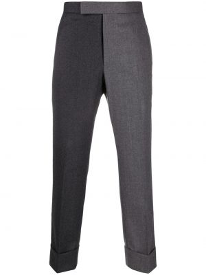 Flanelové kalhoty Thom Browne šedé
