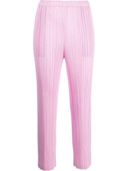 Plissert bukse Pleats Please Issey Miyake rosa