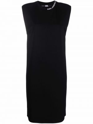 Трикотажное платье Karl Lagerfeld, черный
