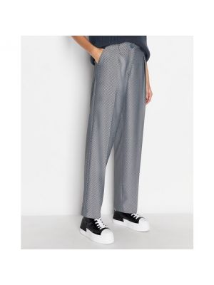 Pantalones rectos Armani Exchange gris