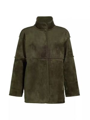 Куртка Albany из искусственной замши из шерпы Velvet By Graham & Spencer, army