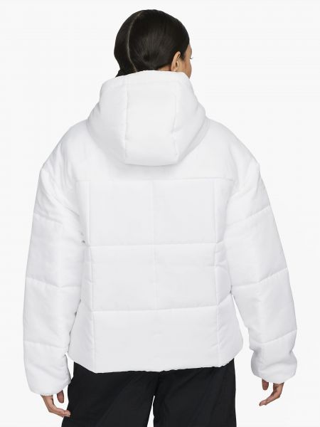Классическая куртка с капюшоном свободного кроя Nike белая