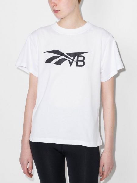 T-shirt mit print Reebok X Victoria Beckham weiß