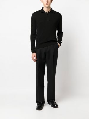 Džemperis ar pogām Ferragamo melns