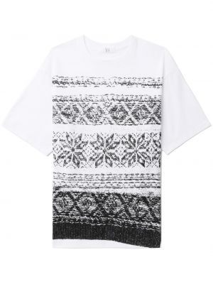 T-shirt aus baumwoll mit print Y's