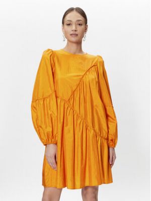 Sukienka koktajlowa Gestuz pomarańczowa