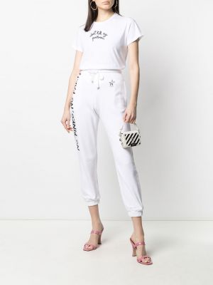 Camiseta con estampado Pinko blanco