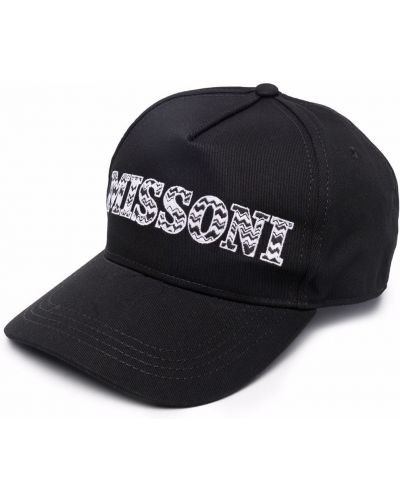 Gorra con bordado Missoni negro