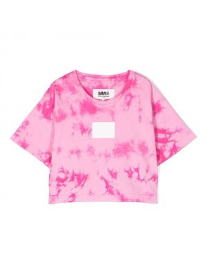 T-shirt för tjejer Mm6 Maison Margiela Kids rosa