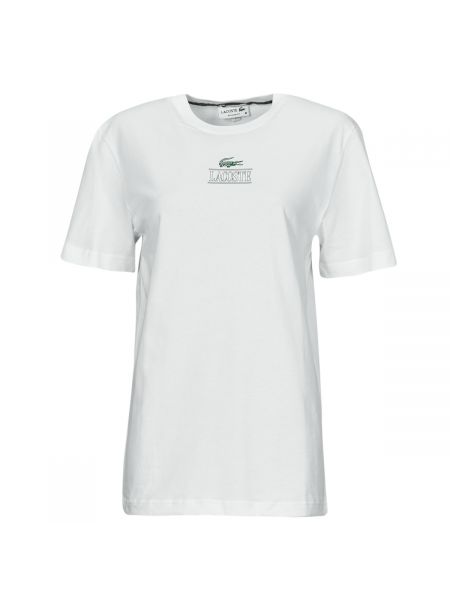 Tričko s krátkými rukávy Lacoste bílé
