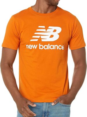 Футболка с коротким рукавом New Balance оранжевая