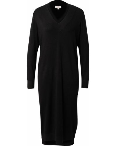Πλεκτή φόρεμα S.oliver μαύρο