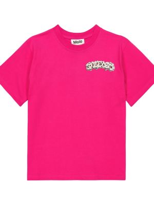 Jersey bomull t-skjorte for jenter Molo rosa