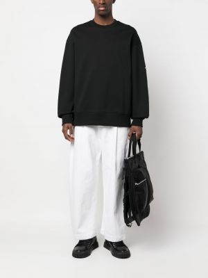 Sweatshirt mit rundhalsausschnitt mit print Y-3 schwarz
