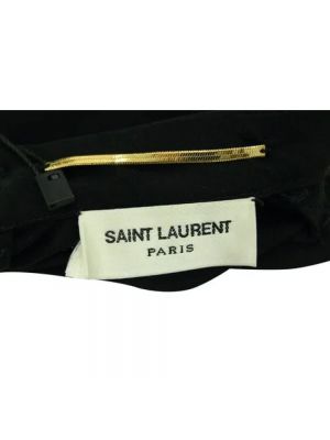 Top Saint Laurent Vintage negro