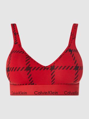 Biustonosz push-up Calvin Klein Underwear czerwony