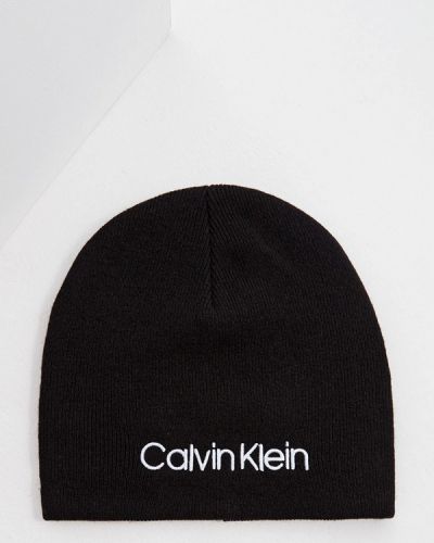 Шапка Calvin Klein, черная